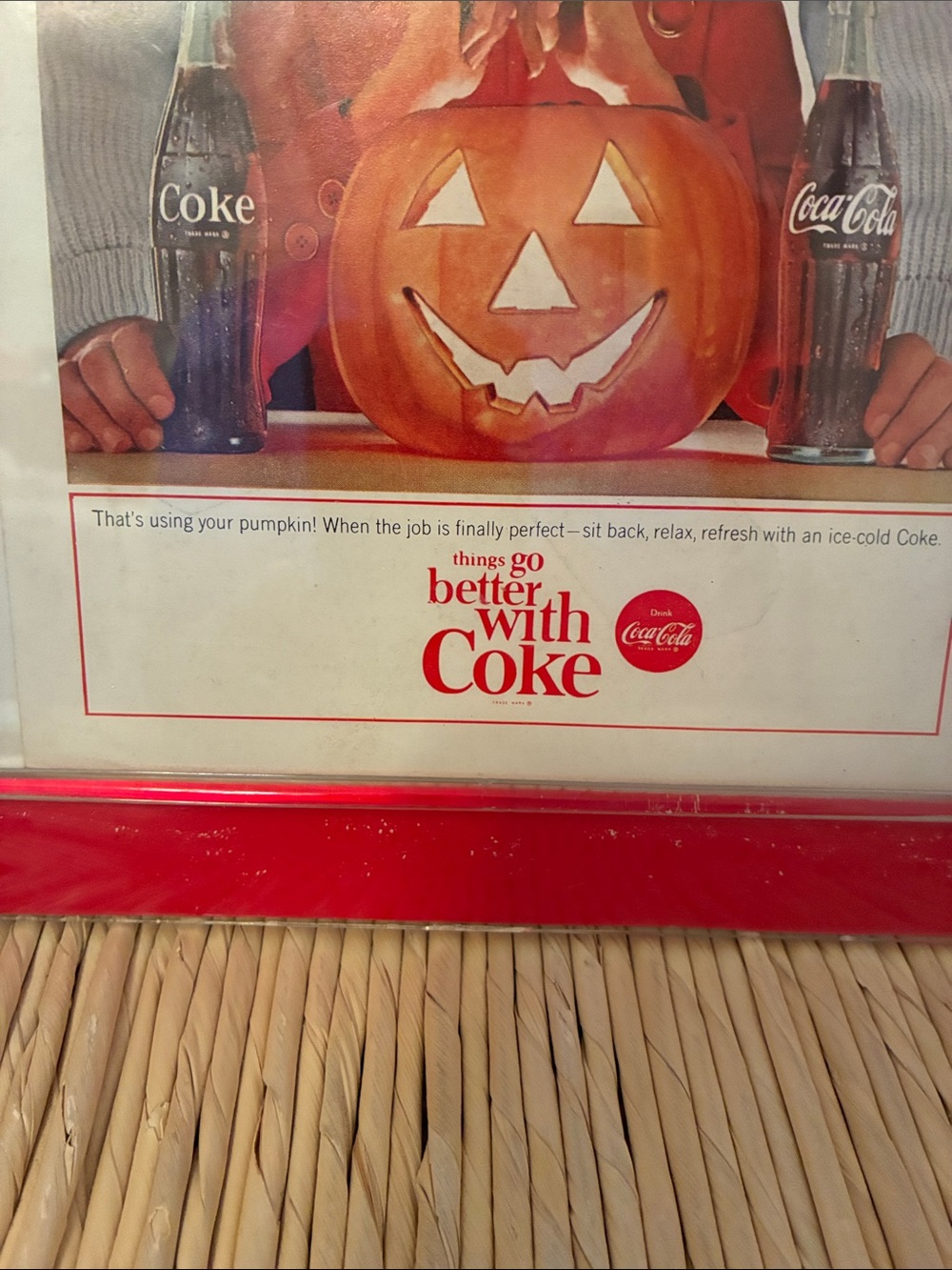 Vintage Coca Cola Halloween Print Ad - Picture 3 of 7